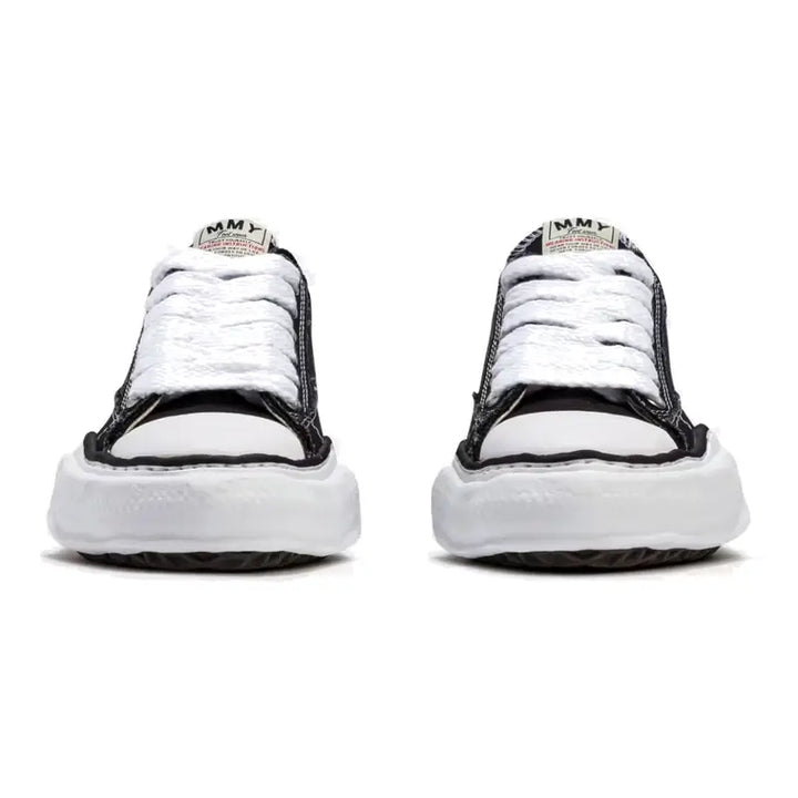 Maison Mihara Yasuhiro Peterson OG Sohle Canvas Low Schwarz Sneaker