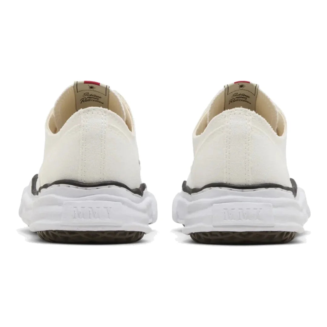 Maison Mihara Yasuhiro Peterson OG Sohle Canvas Sneaker Weiß – Stilvoller Low-Top Herrenschuh