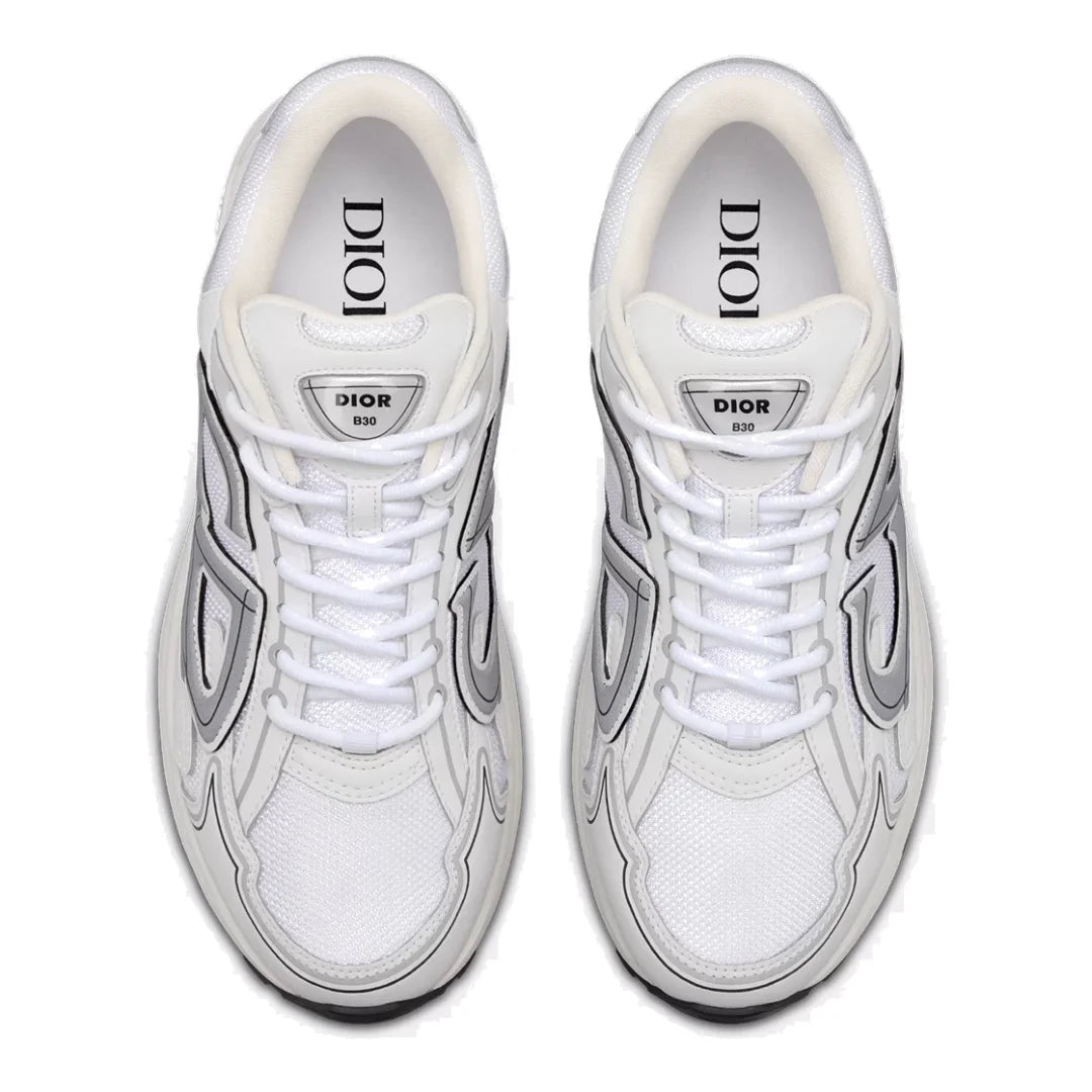 Eleganter Dior B30 Weiß Mesh Sneaker: Modern, Sportlich, Komfortabel, Stylisch