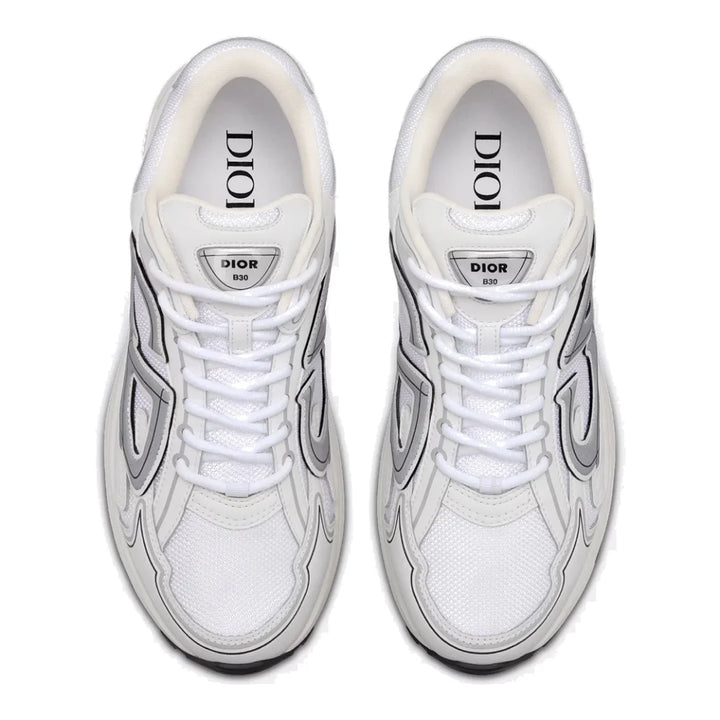 Eleganter Dior B30 Weiß Mesh Sneaker: Modern, Sportlich, Komfortabel, Stylisch