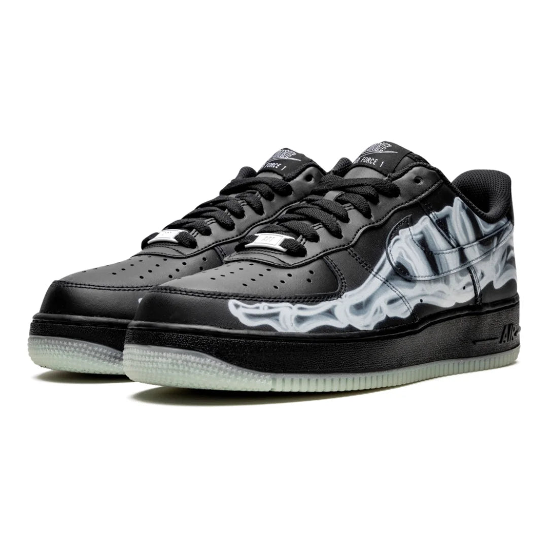 Nike Air Force 1 Low „Skeleton Black“ – Limitierter Leucht-Sneaker mit gruseligem Knochen-Design