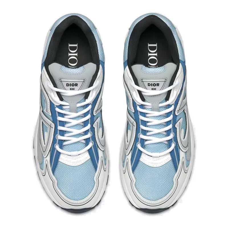 Dior B30 Blau Grau Herren Sneaker – Sportlicher Low-Top mit CD30 Design
