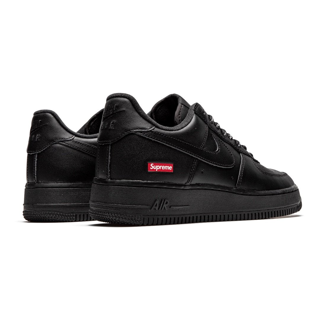 Nike Air Force 1 Low Supreme Mini Box Logo Schwarz Edler Sneaker