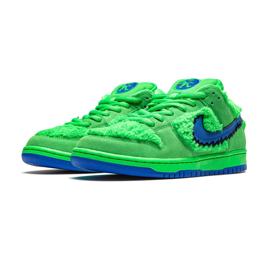 Nike SB Dunk Low Grateful Dead „Green Bear“ Sammler Sneaker Pelz Grün