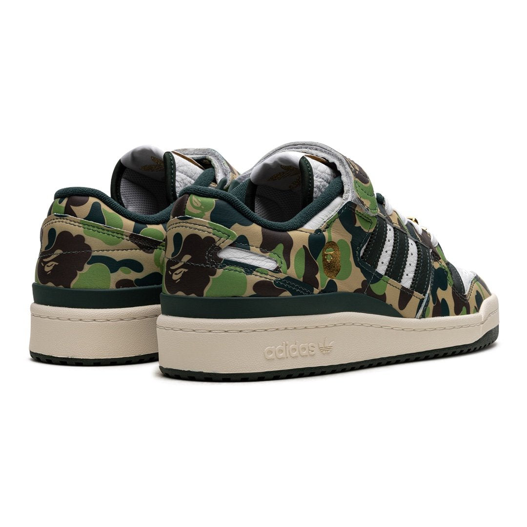 Adidas Forum 84 Low BAPE 30. Jubiläum Grüner Camo Limitierter Sneaker
