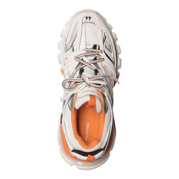 Luxuriöse Balenciaga Track Sneaker Weiß Orange – Stylische Sportschuhe für Herren