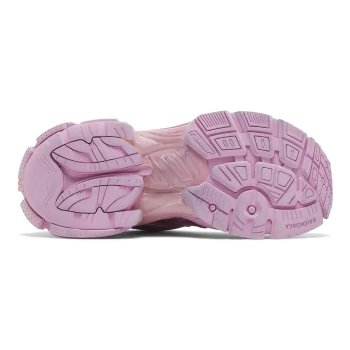Balenciaga Runner Pink Mesh Nylon Sneaker mit Used-Look Effekt – Stilvoll & Bequem