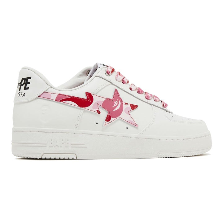Ikonische BAPE BAPESTA 'ABC Camo Pink' Sneaker für stilvolle Streetwear