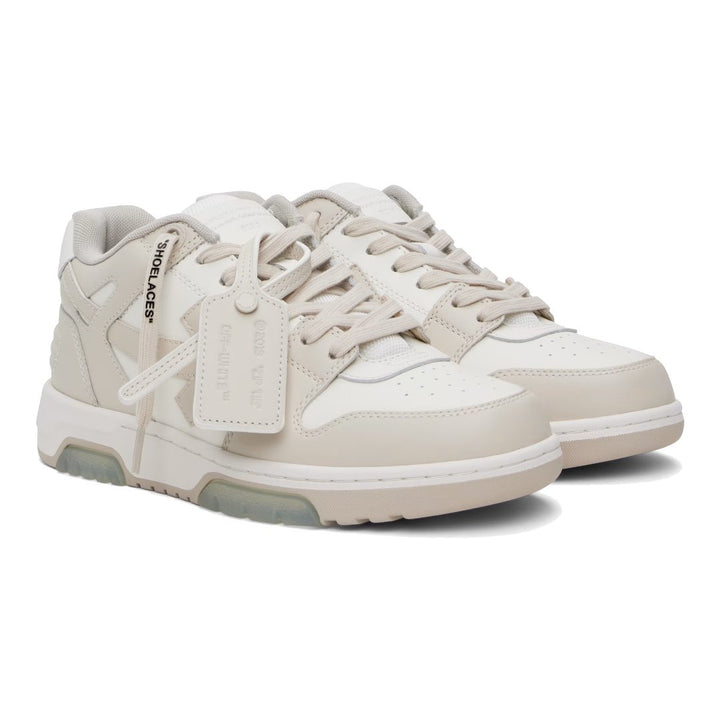 OFF-WHITE Out Of Office Sneaker Weiß Beige: Stilvoller Hybrid-Freizeitschuh für Herren