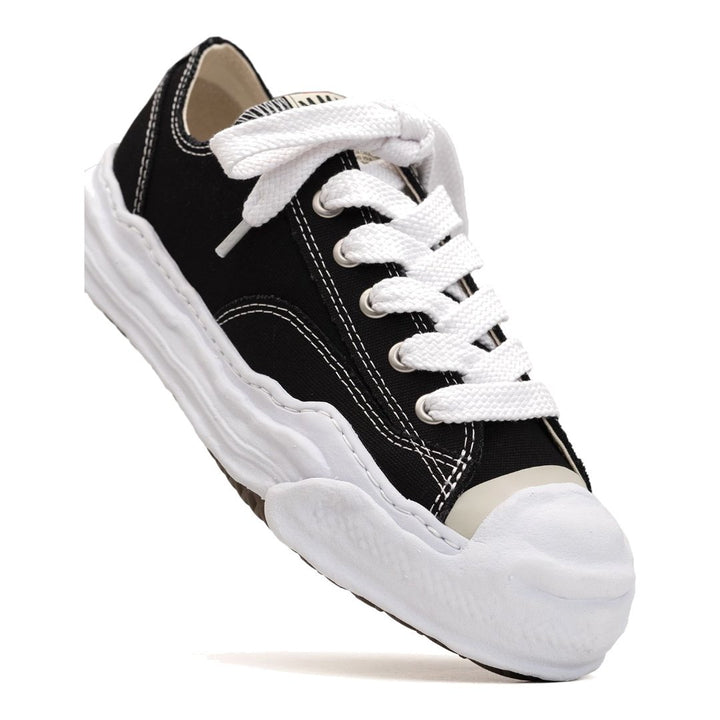 Maison MIHARA YASUHIRO HANK OG Sohle Canvas Low-Top Sneaker Schwarz Unisex