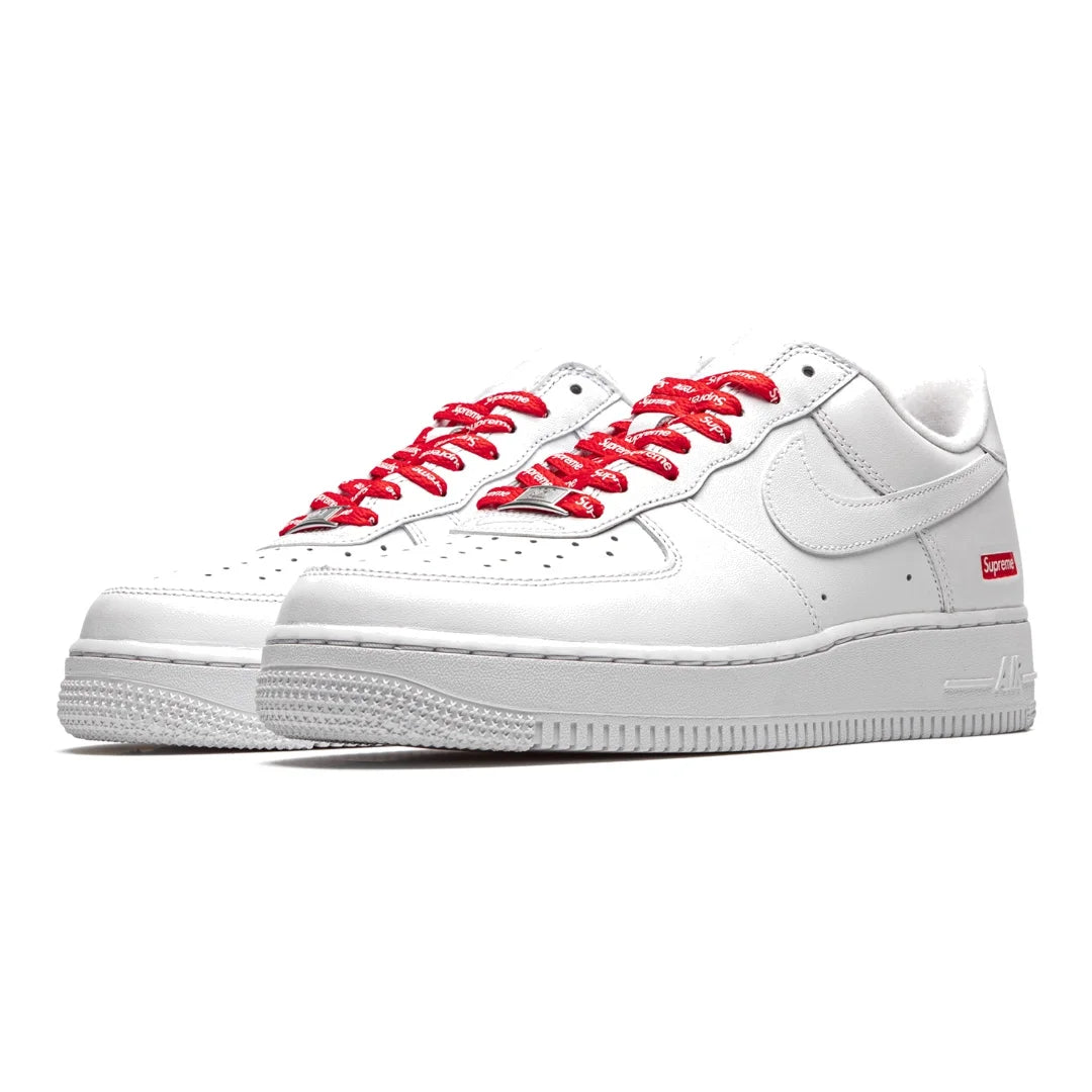Nike Air Force 1 Low Supreme Mini Box Logo Weiß – Exklusiver Klassiker Sneaker