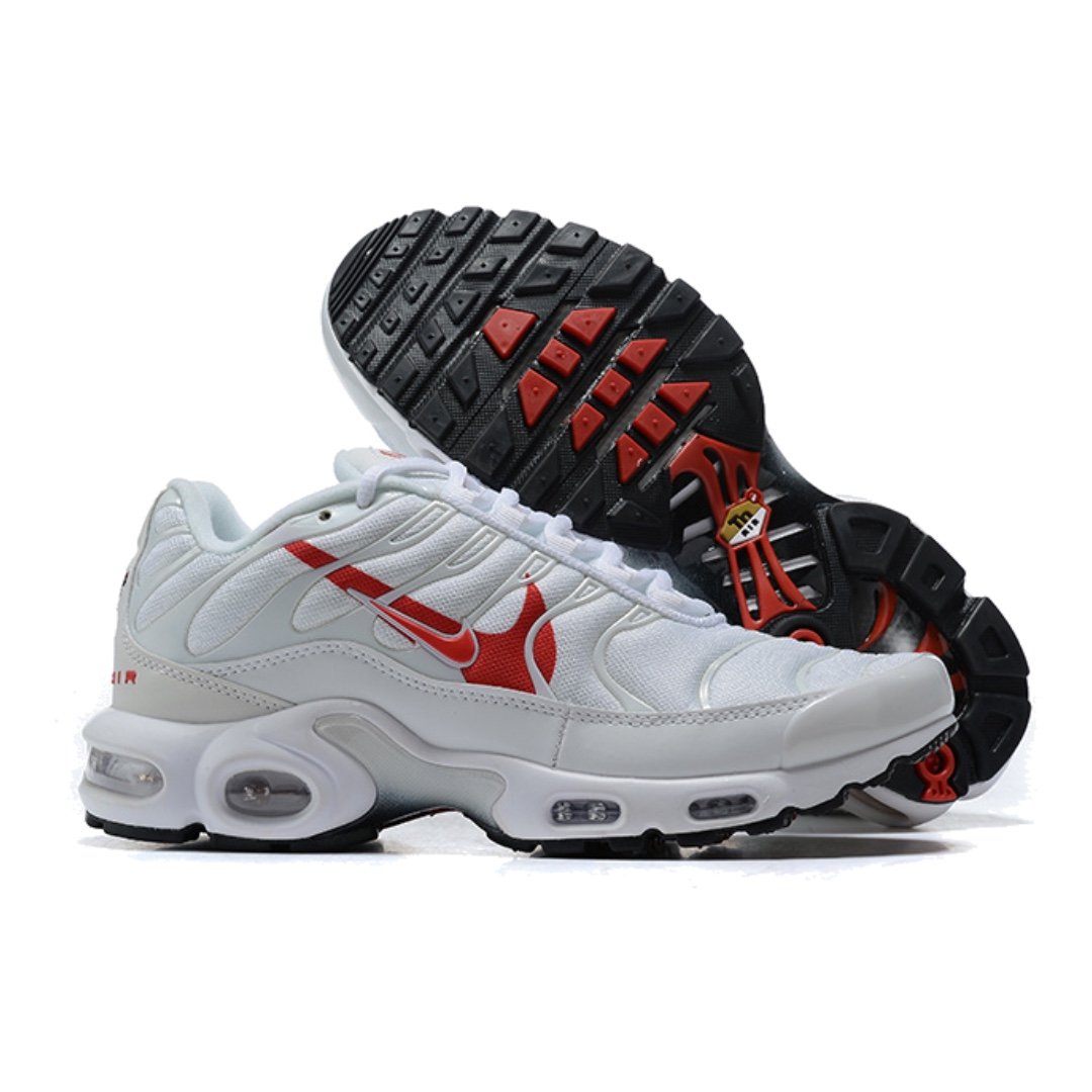 Nike TN Plus Tuned Air Komfort Herren Lifestyle Sneaker Schwarz Weiß