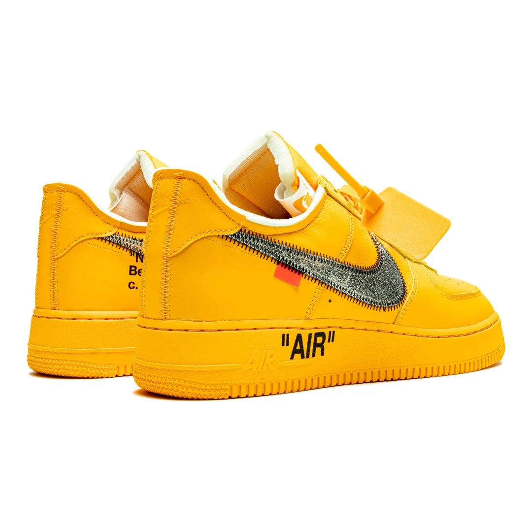 Nike Air Force 1 Low Off-White University Gold Exklusiver Designer-Sneaker