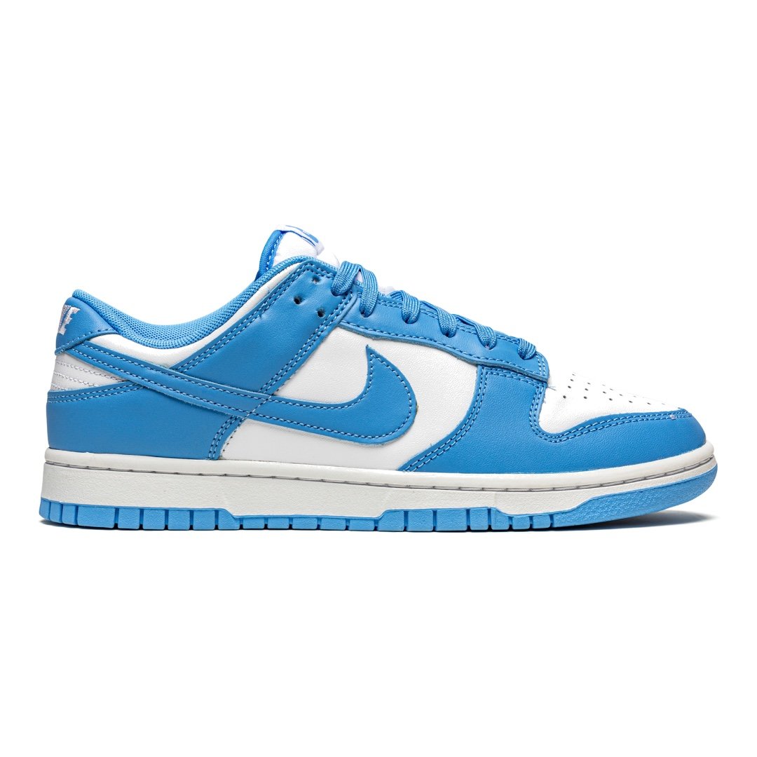 Nike Dunk Low "University Blue": Klassischer Retro-Basketball-Sneaker Weiß/Blau