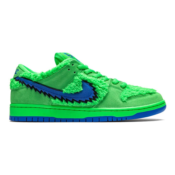 Nike SB Dunk Low Grateful Dead „Green Bear“ Sammler Sneaker Pelz Grün
