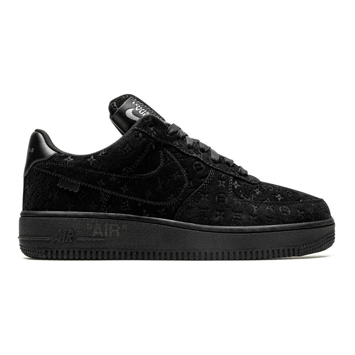 Exklusive Nike Louis Vuitton Air Force 1 Low Virgil Abloh Schwarze Edition Sneaker