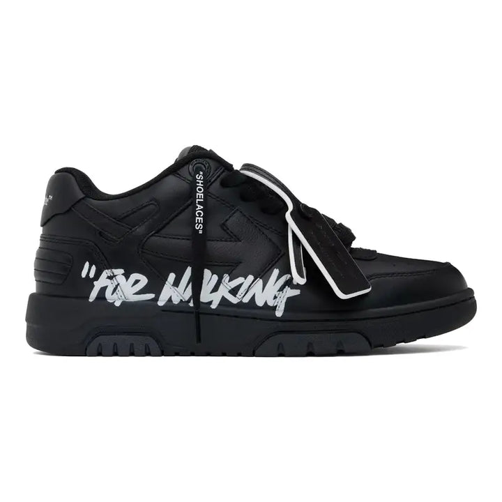 OFF-WHITE Out Of Office Schwarze High-Fashion Sneakers – Stilvoller Streetwear Komfort