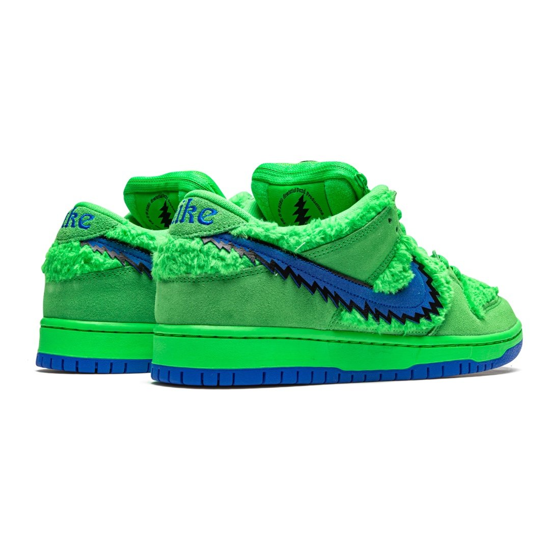 Nike SB Dunk Low Grateful Dead „Green Bear“ Sammler Sneaker Pelz Grün