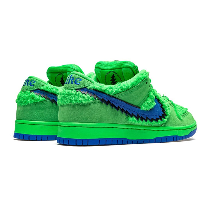 Nike SB Dunk Low Grateful Dead „Green Bear“ Sammler Sneaker Pelz Grün