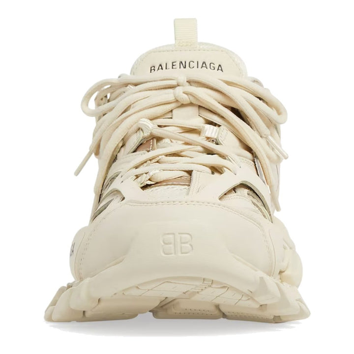 Balenciaga Track Beige Sneaker: Lederfrei, Dynamisch, Robuste Sohle, Komfortabel & Stylisch