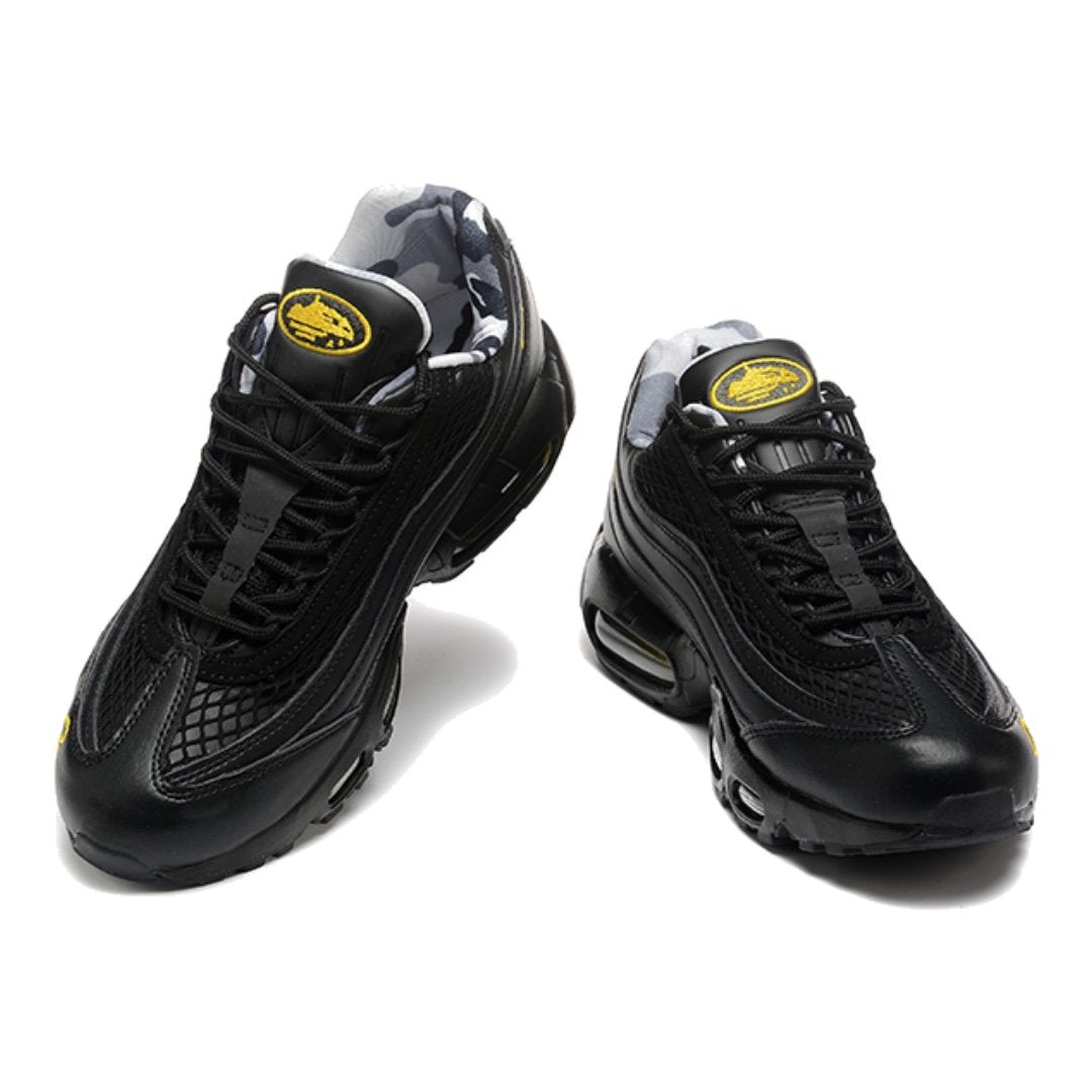 Nike Air Max 95 Corteiz Schwarz Gelb Sneaker – Ikonischer Style & Max Air Komfort