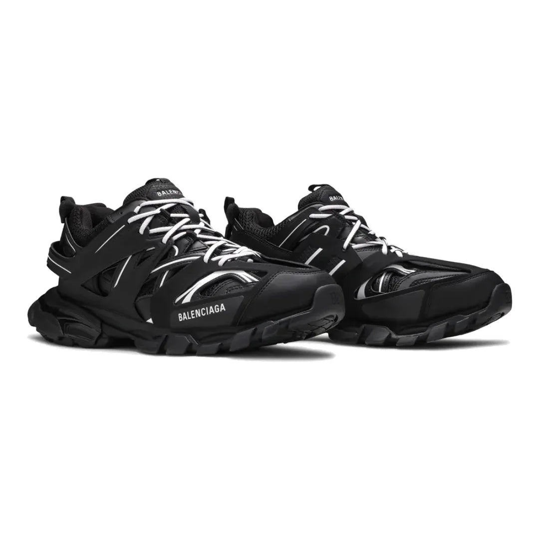 Balenciaga Track Schwarz Weiß Luxus Sneaker – Lederfrei, Dynamisch, Robust & Stylisch