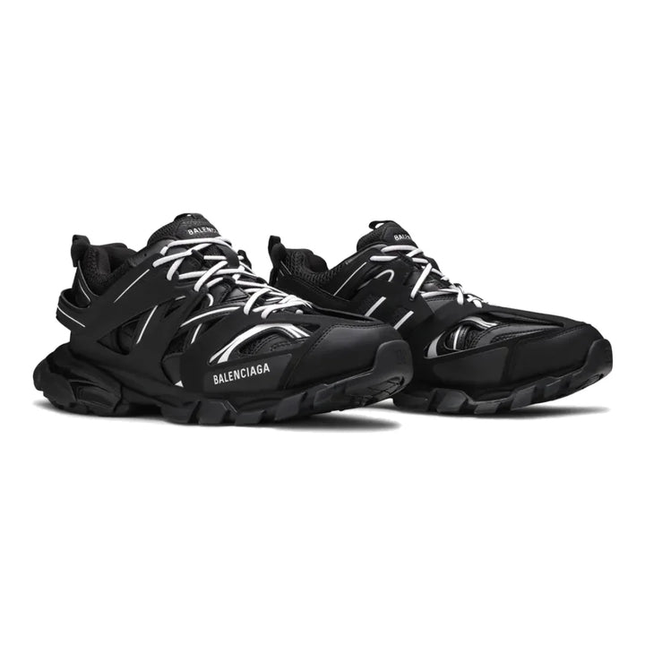Balenciaga Track Schwarz Weiß Luxus Sneaker – Lederfrei, Dynamisch, Robust & Stylisch