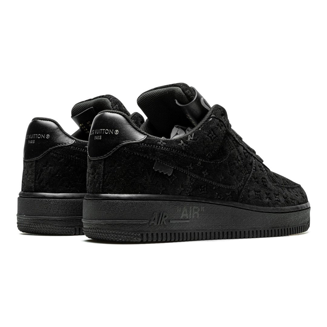 Exklusive Nike Louis Vuitton Air Force 1 Low Virgil Abloh Schwarze Edition Sneaker