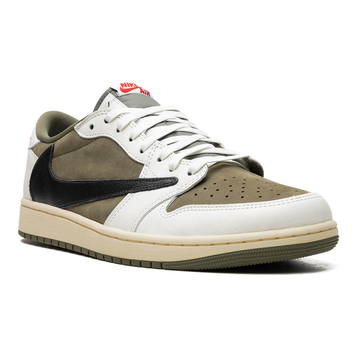 Exklusiver Air Jordan 1 Low OG SP Travis Scott 'Medium Olive' Sneaker