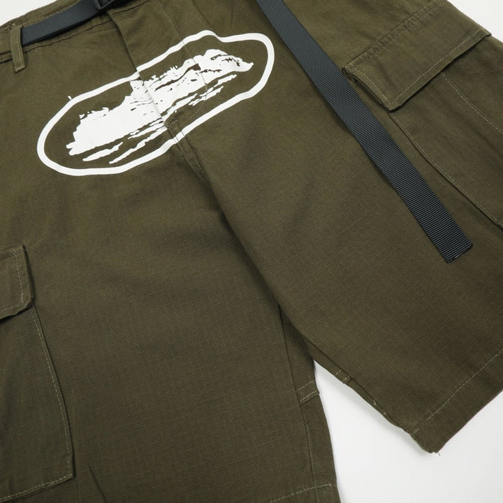 Corteiz Grüne Cargo Shorts: Stylish, Bequem & Funktionell für Streetwear-Looks
