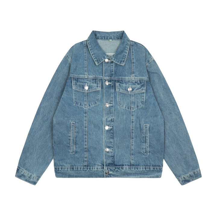 Corteiz Blaues Denim Set: Stylische Jacke & Jeans für Exklusiven Streetwear Look