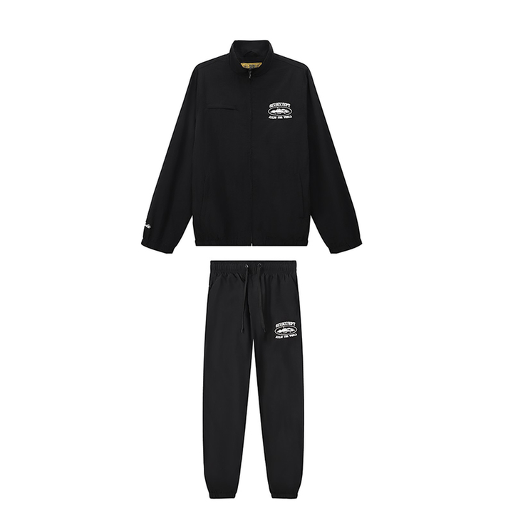 Corteiz Schwarzer Streetwear Trainingsanzug – Bequemer & Stilvoller Freizeit-Look