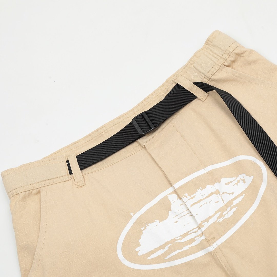 Corteiz Beige Cargo Shorts für Herren – Bequem, Robust & Modisch