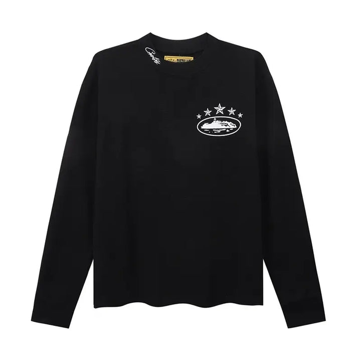 Corteiz Schwarzer Premium Streetwear Pullover – Exklusiver Urban Style Sweater für Herren