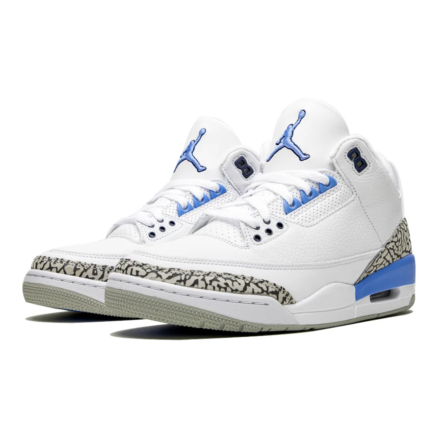 Air Jordan 3 Retro 'UNC' Sneaker – Klassischer Style, Sammlerstück Basketballschuh