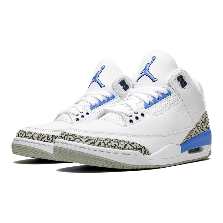 Air Jordan 3 Retro 'UNC' Sneaker – Klassischer Style, Sammlerstück Basketballschuh
