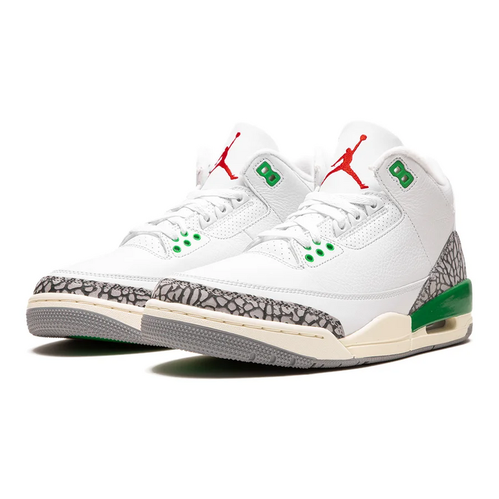Air Jordan 3 "Lucky Green" Damen Sneaker: Ikonischer Stil und Komfort