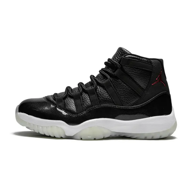 Air Jordan 11 Retro '72-10' Luxus-Sneaker: Legendärer Basketballschuh Schwarz Rot
