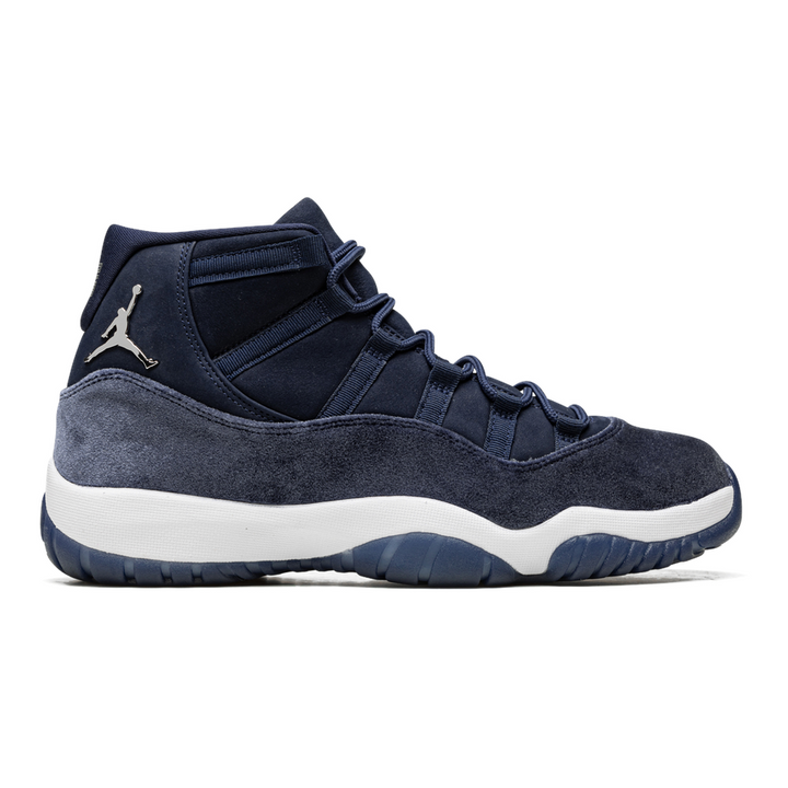AIR JORDAN 11 Samt WMNS "Midnight Navy" Luxus-Sneaker Damen Basketballschuh