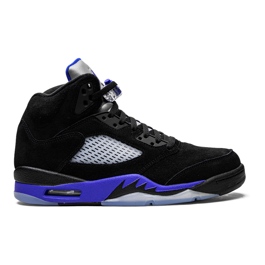 Air Jordan 5 Retro „Racer Blue“ Herren Sneaker – Ikonischer Basketballschuh in Schwarz/Blau