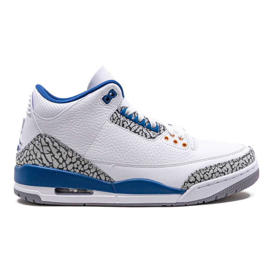 Air Jordan 3 Retro "Wizards" Herren Basketballschuh Premium-Leder Vintage-Design