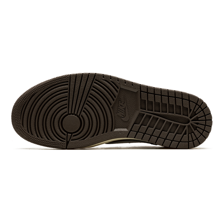 Exklusiver Travis Scott Air Jordan 1 Low "Reverse Mocha" Nubuk-Leder-Sneaker