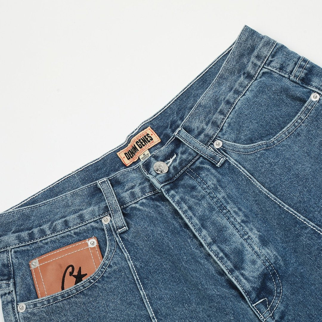 Corteiz Blaue Denim Shorts Herren – Exklusiver London Streetwear Style