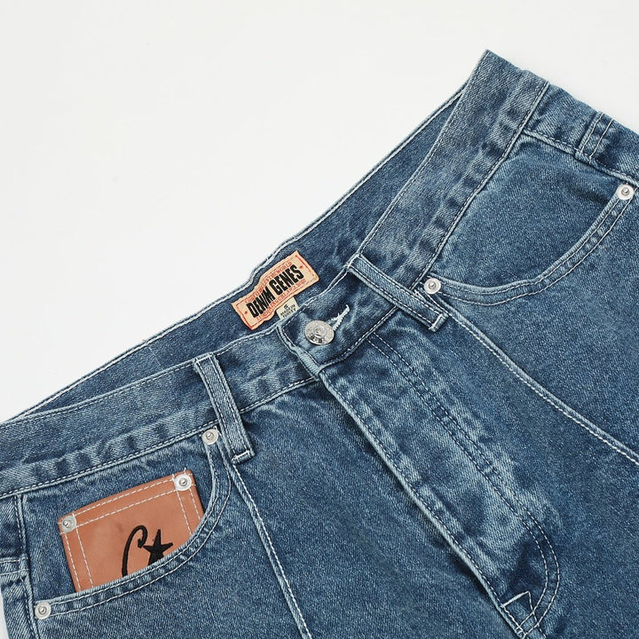 Corteiz Blaue Denim Shorts Herren – Exklusiver London Streetwear Style