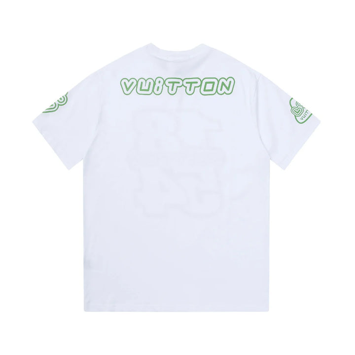Exklusives Louis Vuitton Designer T-Shirt Herren Damen Baumwolle Luxus Logo Print