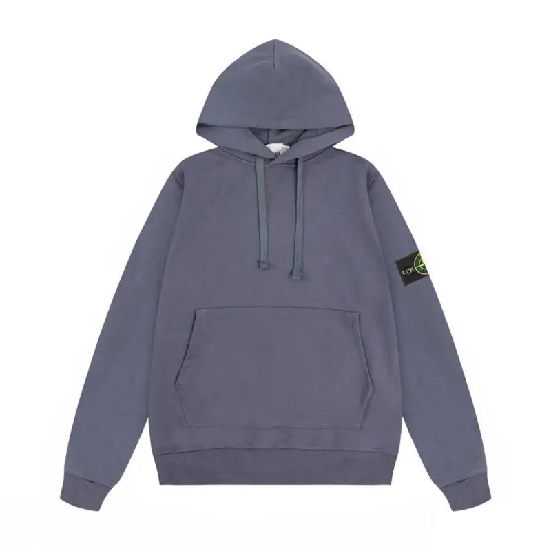Stone Island Herren Hoodie: Innovativer Textil-Streetwear mit Kompass-Patch