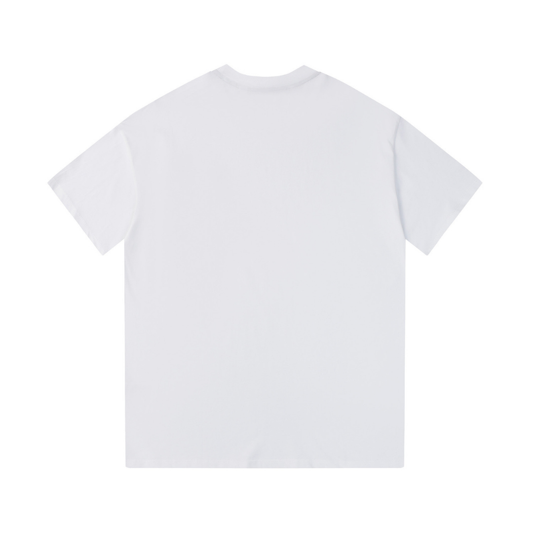 Exklusives Burberry T-Shirt Herren Schwarz Weiß Baumwolle Luxus Design Klassisch Stilvoll