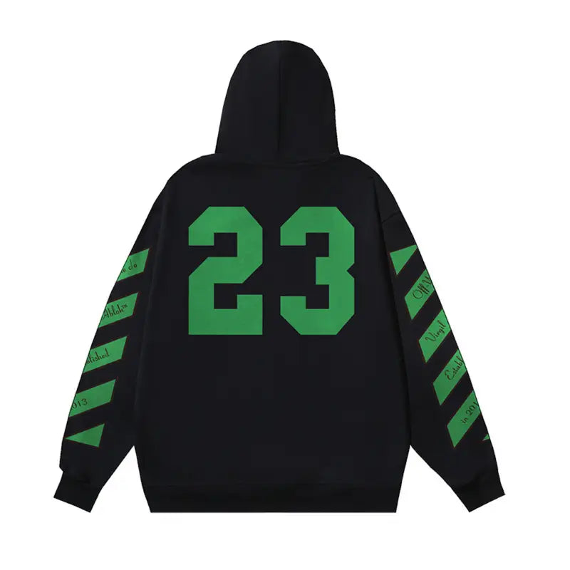 OFF-WHITE Monogramm Hoodie: Luxuriöser Streetwear-Pullover mit urbanem Design