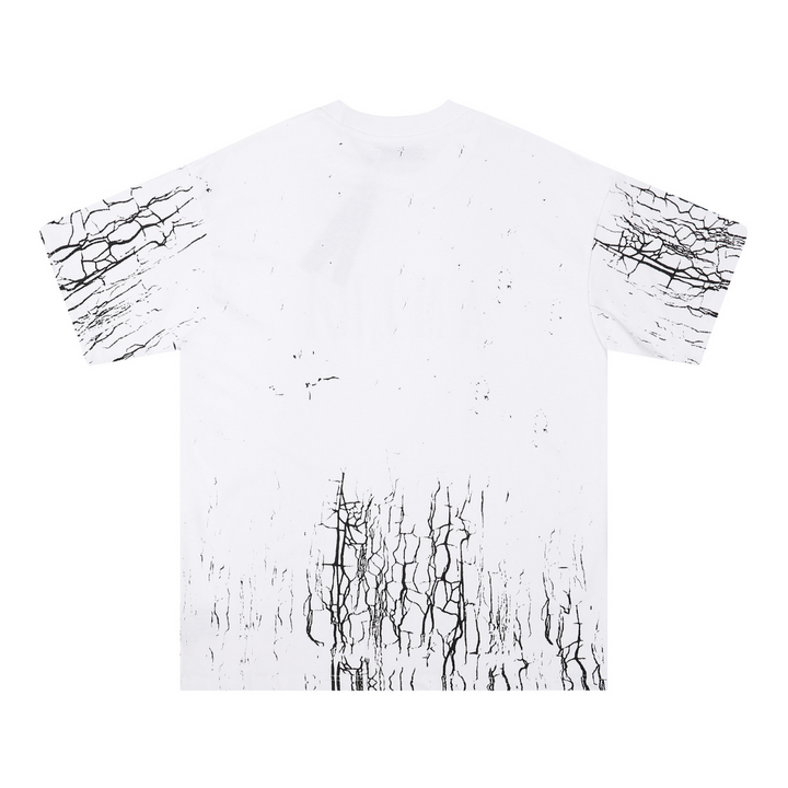 Amiri Paint Splatter T-Shirt Herren Designer Baumwolle Streetwear Kunst Motiv