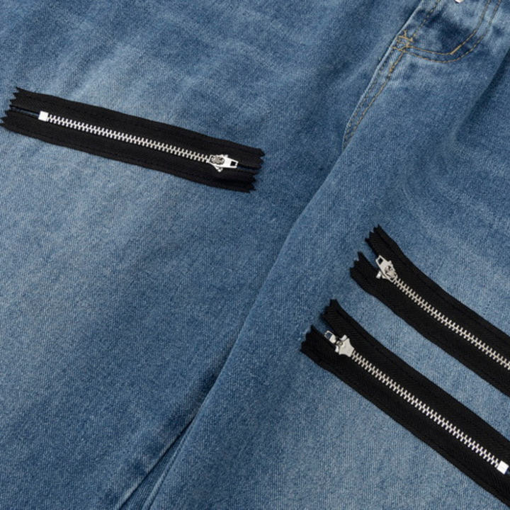 Gallery Dept. Designer Denim Jeans mit Farbspritzern – Einzigartige Streetwear Hose